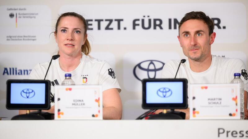 Die deutschen Fahnenträger der Paralympics von Paris sind Edina Müller und Martin Schulz.