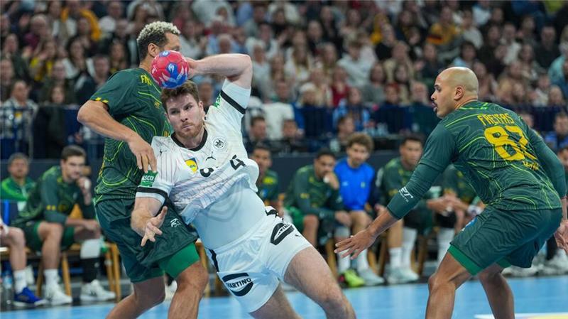 Die deutschen Handballer tun sich bei der WM-Generalprobe gegen Brasilien extrem schwer. 