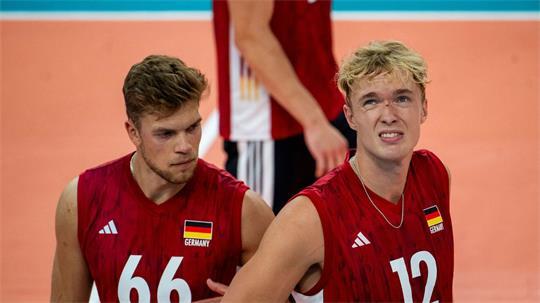 Die deutschen Volleyballer unterlagen dem großen Favoriten. (Archivbild)