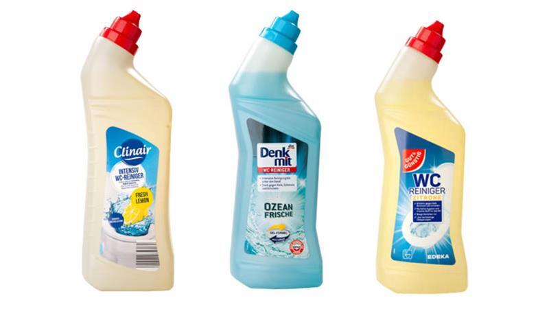 WC-Reiniger im Test: Das sind die besten Die drei Testsieger bekamen von Stiftung Warentest die Gesamtnote 1,9.