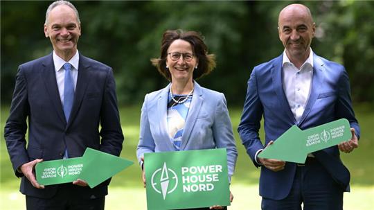 Die drei Vorsitzenden, von links: Professor Ralph Bruder, Tanja-Vera Asmussen und Stefan Dohler.