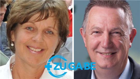 Die ehemalige AfD-Kreistagsvorsitzende Astrid zum Felde und der ehemalige AfD-Kreistagsfraktionsvorsitzende Jens Dammann.
