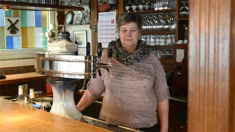 Die ehemalige Wirtin im Deutschen Haus, Trixi Büchler.