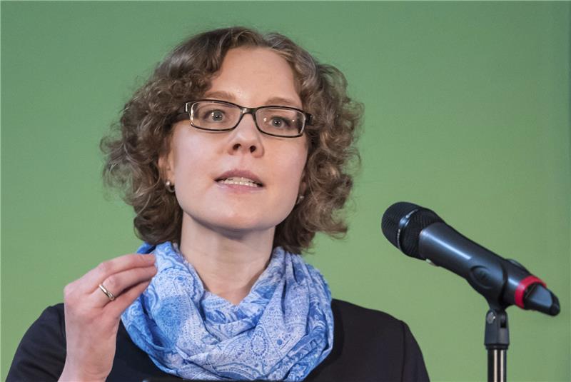 Die energiepolitische Sprecherin der Bundestagsfraktion, Julia Verlinden. Foto: Peter Steffen/dpa