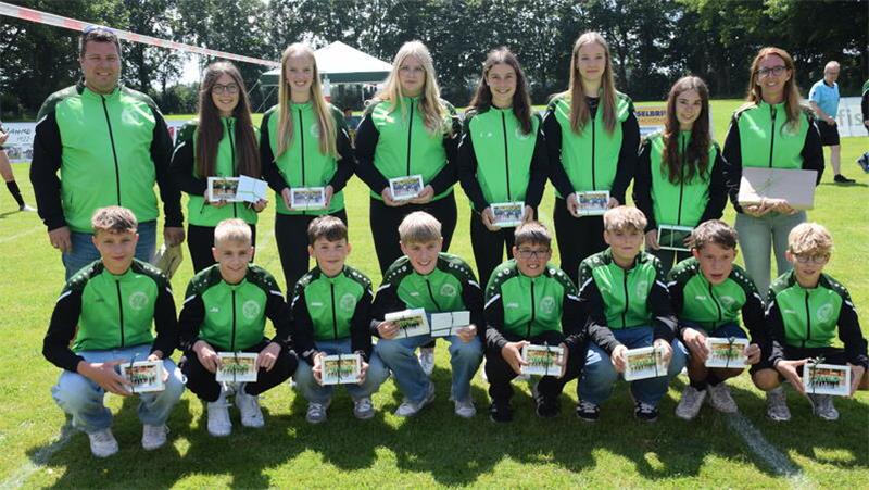 Die erfolgreichen Jugendteams des TSV Essel.