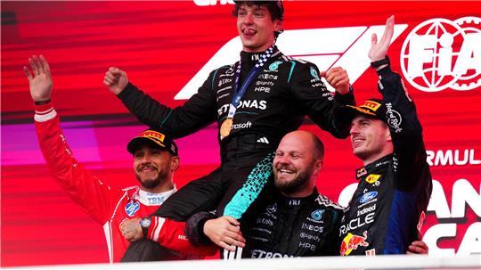 Die erfolgreichsten Formel-1-Piloten im Feld huldigen dem Teeanager. 