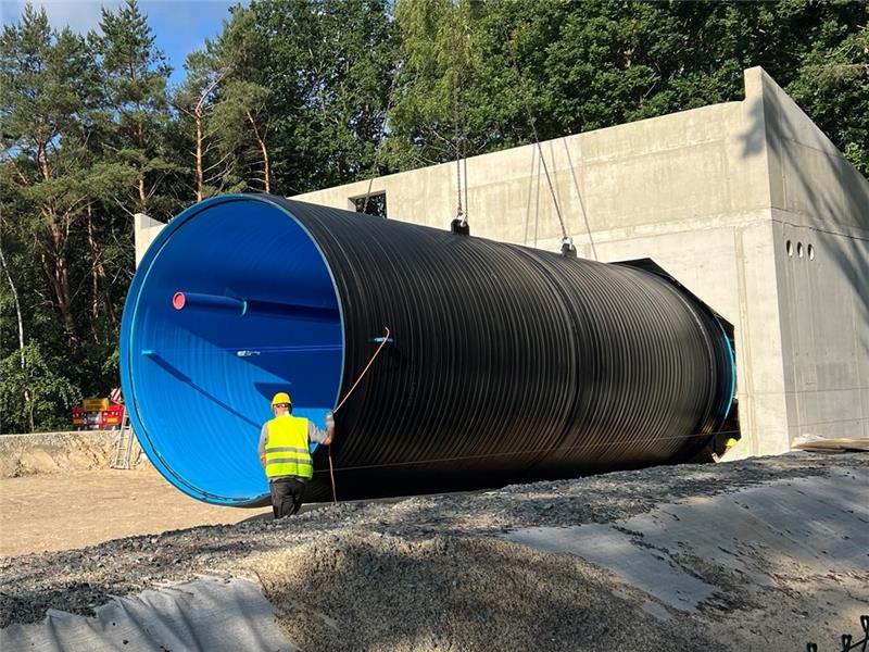 Die ersten Teile sind verbaut. Foto: TWV