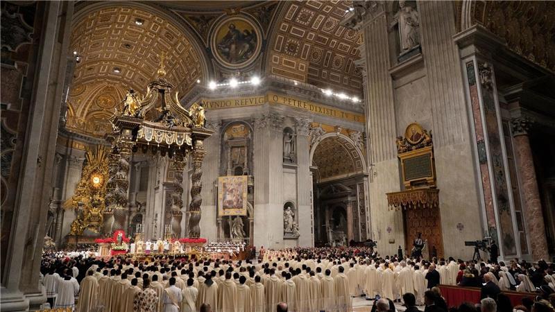 Die feierliche Messe dauerte rund zwei Stunden.  
