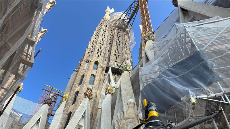 Sagrada Família löst Ulmer Münster als höchsten Kirchturm ab Die finale Bauphase an der Sagrada Família beginnt nun. (Archivbild)