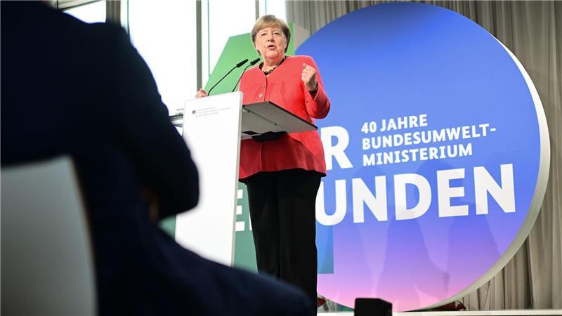 Die frühere Kanzlerin Angela Merkel (CDU) fordert mehr Aufmerksamkeit für den Klimaschutz ein.