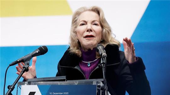 Die frühere Politikprofessorin Amy Gutmann ist seit Februar 2022 Botschafterin in Berlin.