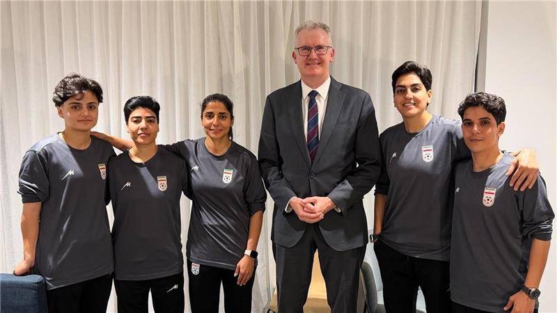 Die fünf Fußballerinnen befinden sich nach ihrer Asyl-Zusage an einem geheimen Ort in Australien.