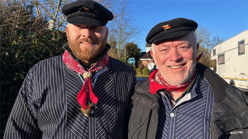 Die fünfte und die vierte Seefahrer-Generation bei Familie Bube: Harald Bube und sein Sohn Hendrik.