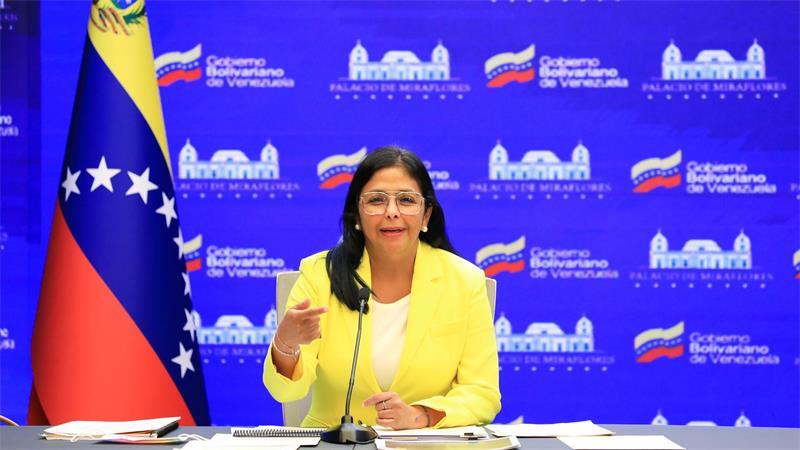Mehr Öl für die USA - Trump und der Venezuela-Deal Die geschäftsführende Präsidentin Delcy Rodríguez hofft auf einen Neustart. (Archivbild)