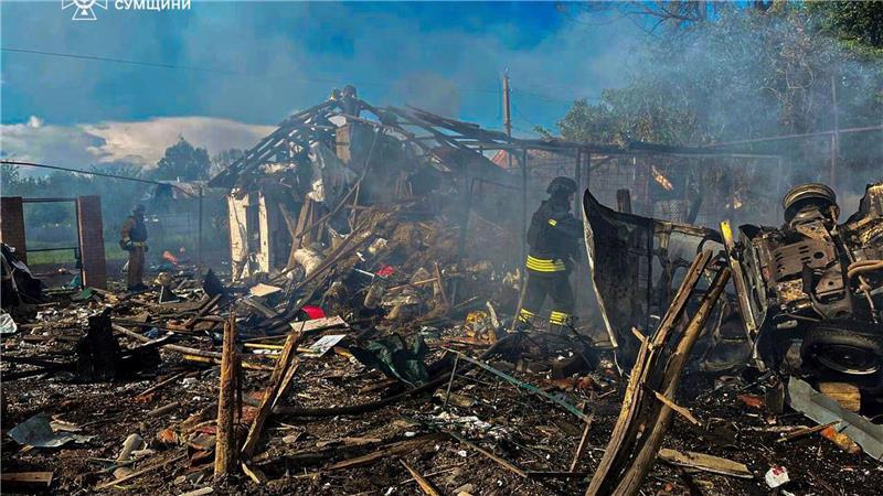 Die grenznahen Orte der nordostukrainischen Region Sumy sind immer öfter Ziel russischer Angriffe. (Archivbild)