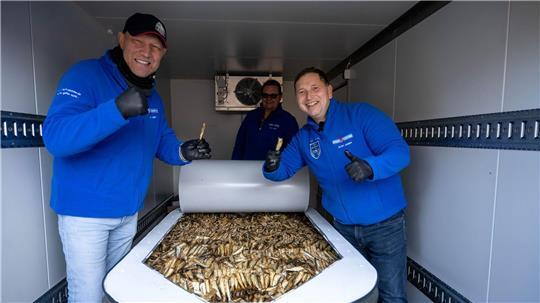 Die größte Fischkonserve der Welt ist nach Angaben des Rekord-Instituts für Deutschland (RID) 1,94 Meter lang, 1,03 Meter breit und 31 Zentimeter hoch.