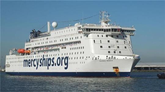 Die in China gebaute „Global Mercy“ ist Vorbild für das neue Schiff der Hilfsorganisation Mercy Ships.