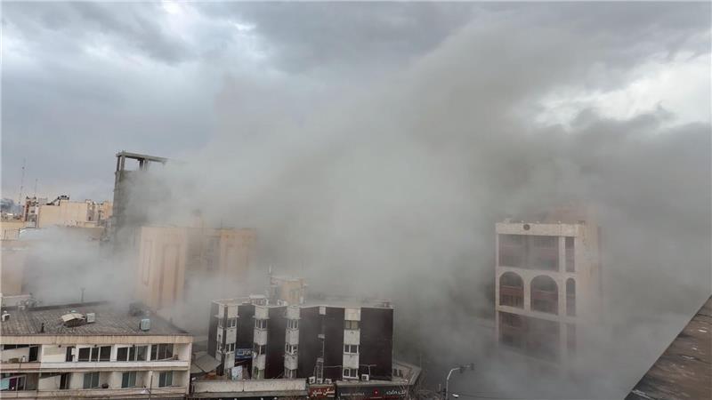 Die iranische Hauptstadt Teheran hat seit Samstag Hunderte Angriffe erlebt. 