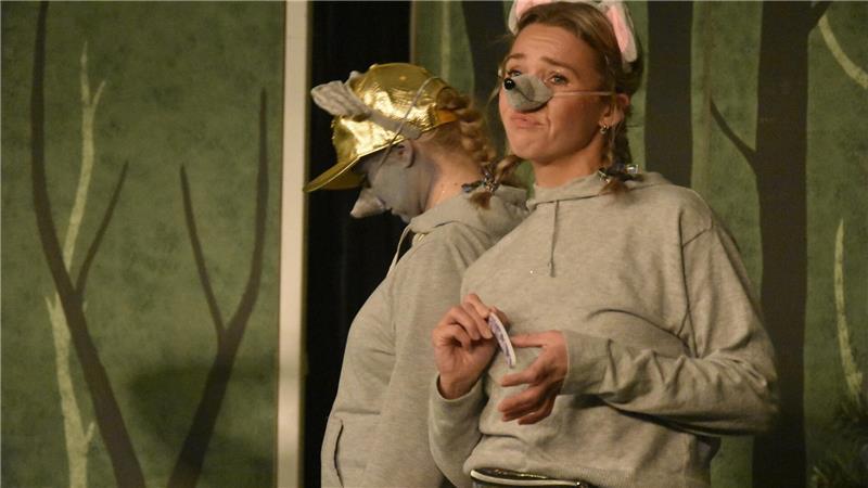 Witzige Weihnachtskomödie in Neuenkirchen: Die Suche nach dem Wunderlicht Die kecken Mäuse helfen bei der Suche nach dem verschwundenen Licht.