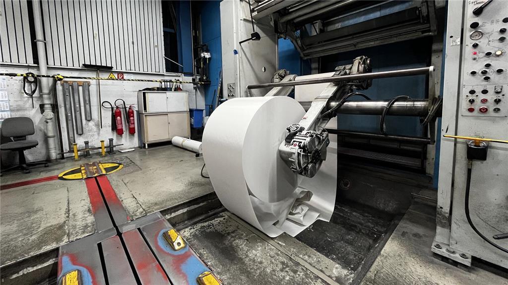 Die letzte Papierrolle.