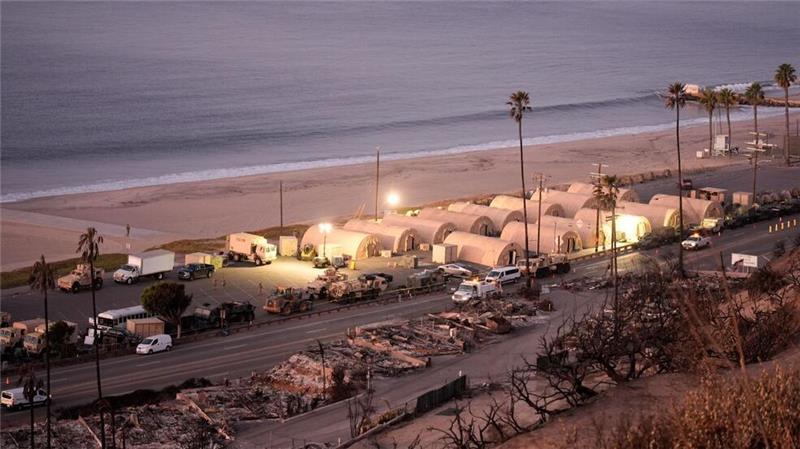 Die meisten Brandgebiete sind für Anwohnern noch gesperrt. 