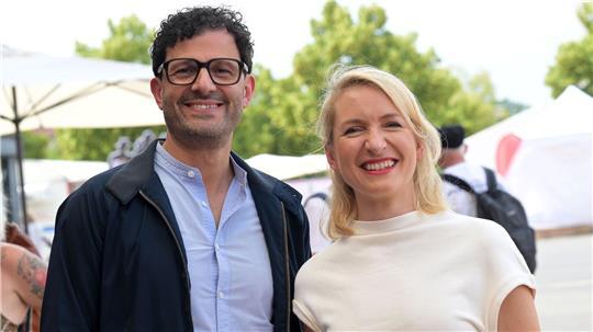 Die neue Doppelspitze der Linken: Luigi Pantisano und Ines Schwerdtner.