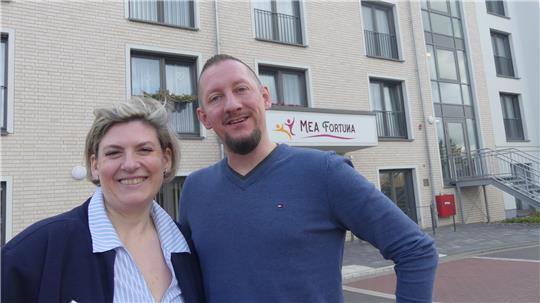 Die neue Einrichtungsleiterin Jacqueline Fernandez und Pflegedienstleiter Patrick Janzik wollen, dass das Haus Mea Fortuna sich mit Leben füllt.