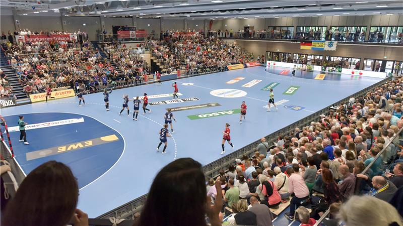 Die neue Halle Nord in Buxtehude fasst 1500 Zuschauer.
