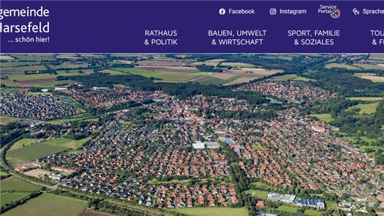 Die neue Homepage der Samtgemeinde harsefeld