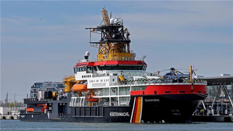 Die neue „Scharhörn“ ist im April 2026 getauft worden. Die baugleichen Schiffe „Mellum“ und „Neuwerk“ sind an der Weser noch in den Werften.(Archivbild)