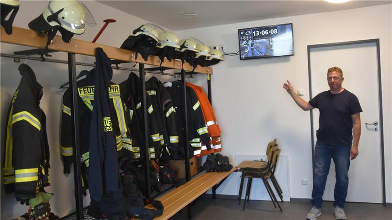 So viel Eigenleistung steckt in Baljes neuem Feuerwehrgerätehaus Die neuen Umkleideräume bieten ausreichend Platz.
