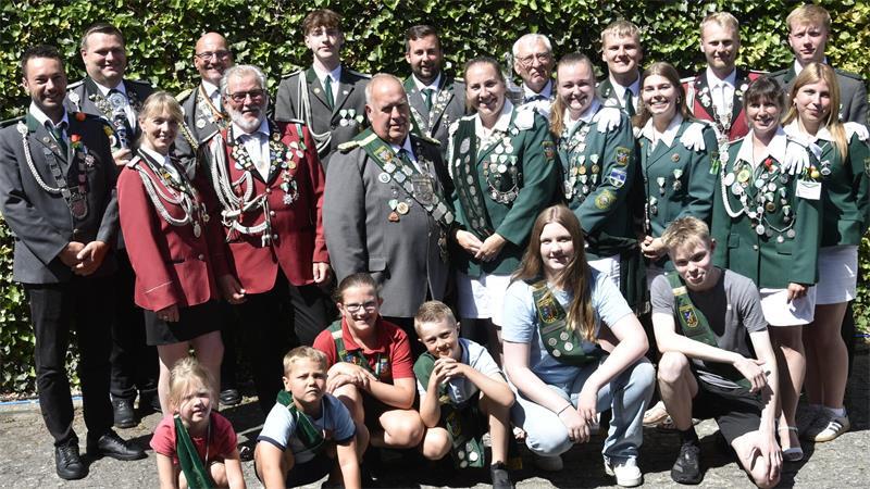 125 Jahre Schützenverein Assel: Das sind die Jubiläums-Würdenträger Die neuen Würdenträger von Assel.