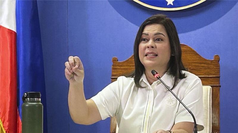 Morddrohung auf den Philippinen: Vizepräsidentin vorgeladen Die philippinische Vizepräsidentin Sara Duterte hat nach eigenen Angaben für den Fall ihrer Ermordung einen Killer beauftragt, der Präsident Marcos Jr. töten soll. (Archivbild)