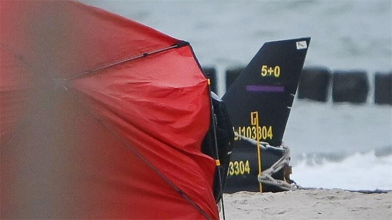 Russlands Krieg kommt näher Die russische Militärdrohne, die Polens Marine im September aus der Ostsee geborgen hat, war mit einem Sprengsatz versehen. (Archivbild)