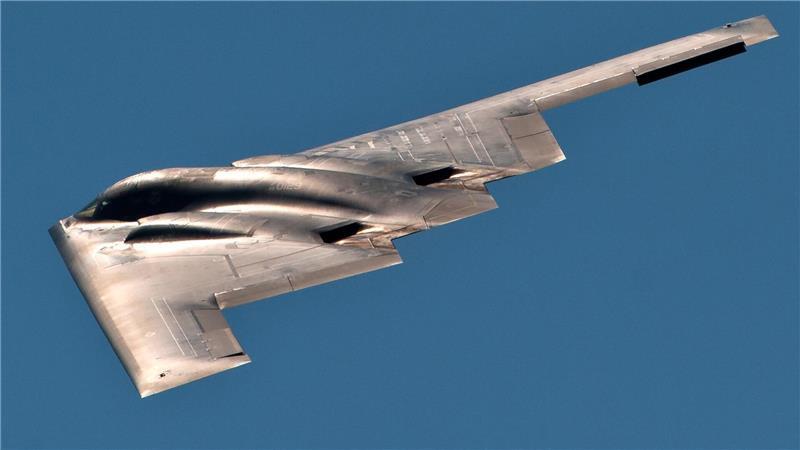 Medien: Tarnkappenbomber verlassen US-Luftwaffenstützpunkt Die schwere Bombe vom Typ GBU-57 kann nur von B-2-Tarnkappenbombern der US-Luftwaffe abgeworfen werden. (Handout)