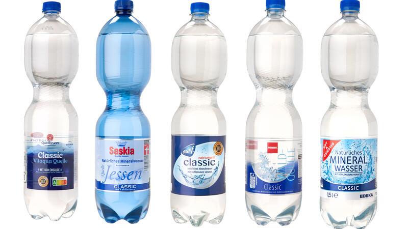Die «sehr guten» Handelsmarken-Wässer kommen von Lidl, Norma, Penny, Aldi (Vitaqua-Quelle) und Edeka.