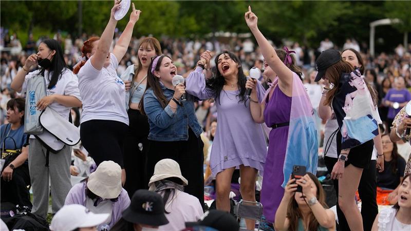 Die sieben Musiker haben weltweit eine riesige Fangemeinschaft, die sich auch „Army“ nennt. (Archivbild)