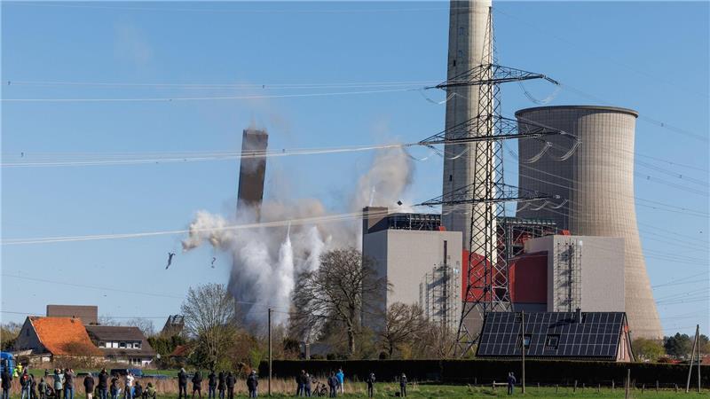Die spektakuläre Aktion ist planmäßig verlaufen.  