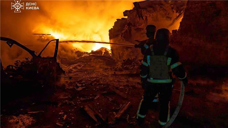 Die ukrainische Hauptstadt Kiew ist immer wieder Ziel russischer Drohnenangriffe.