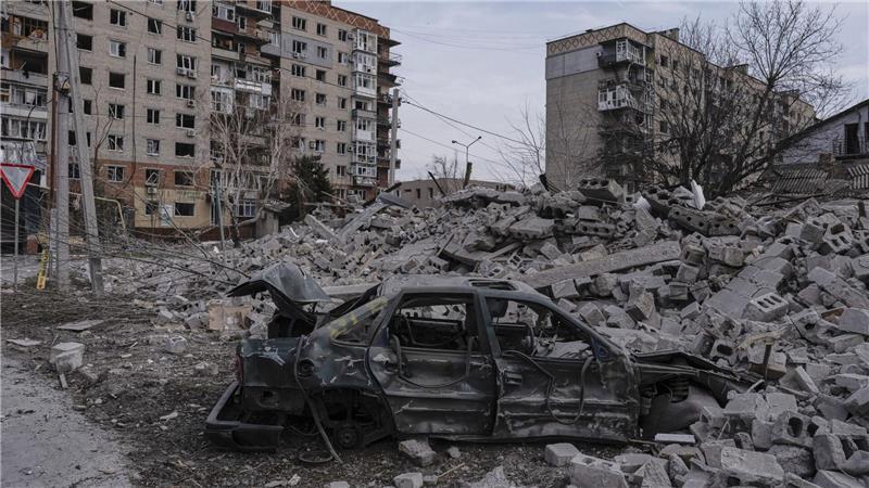 Die ukrainische Stadt Pokrowsk im Gebiet Donezk ist nach monatelangen Kämpfen nur noch eine Ruinenlandschaft. (Archivbild)
