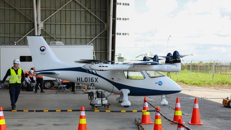 Fliegende Taxis: Indonesiens neue Hauptstadt hebt ab Die ultramodernen Fluggeräte können senkrecht starten.