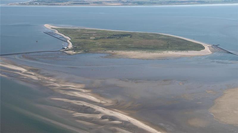 Die unbewohnte Vogelschutzinsel Minsener Oog mitten im Nationalpark Wattenmeer darf nicht betreten werden. (Archivbild)