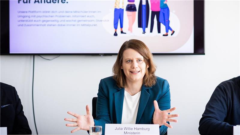 Die von Kultusministerin Hamburg vorgestellte Webseite bündelt Hilfsangebote zur psychischen Gesundheit.