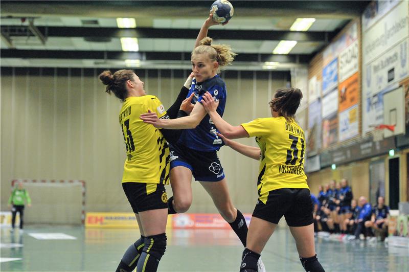 Die BSV-Handballerin Annika Lott wechselt in der kommenden Saison zum Thüringer HC (Archivbild).