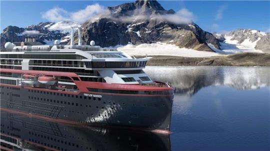 Die „Fridtjof Nansen“ gilt als besonders umweltfreundliches Schiff.