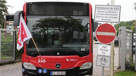 Dienstag und Mittwoch standen die Busverkehre in den kreisfreien Städten in Schleswig-Holstein still.