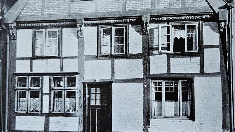 Diese Aufnahme des Abthauses in der Buxtehuder Altstadt stammt aus dem Jahr 1958.