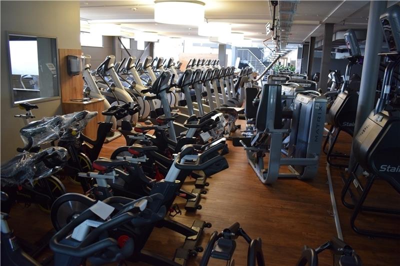 Diese Geräte wollte Fitnessloft eigentlich abtransportieren, bevor der umstrittene Auszug gestoppt wurden.