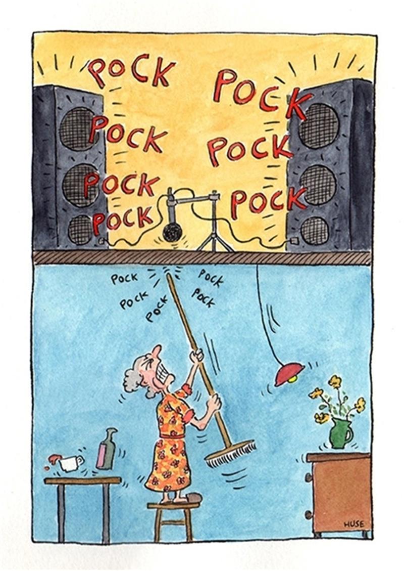 Schloss Agathenburg zeigt preisgekrönte Karikaturen Diese Originalzeichnung wird verlost. Fotos: Deutscher Karikaturenpreis