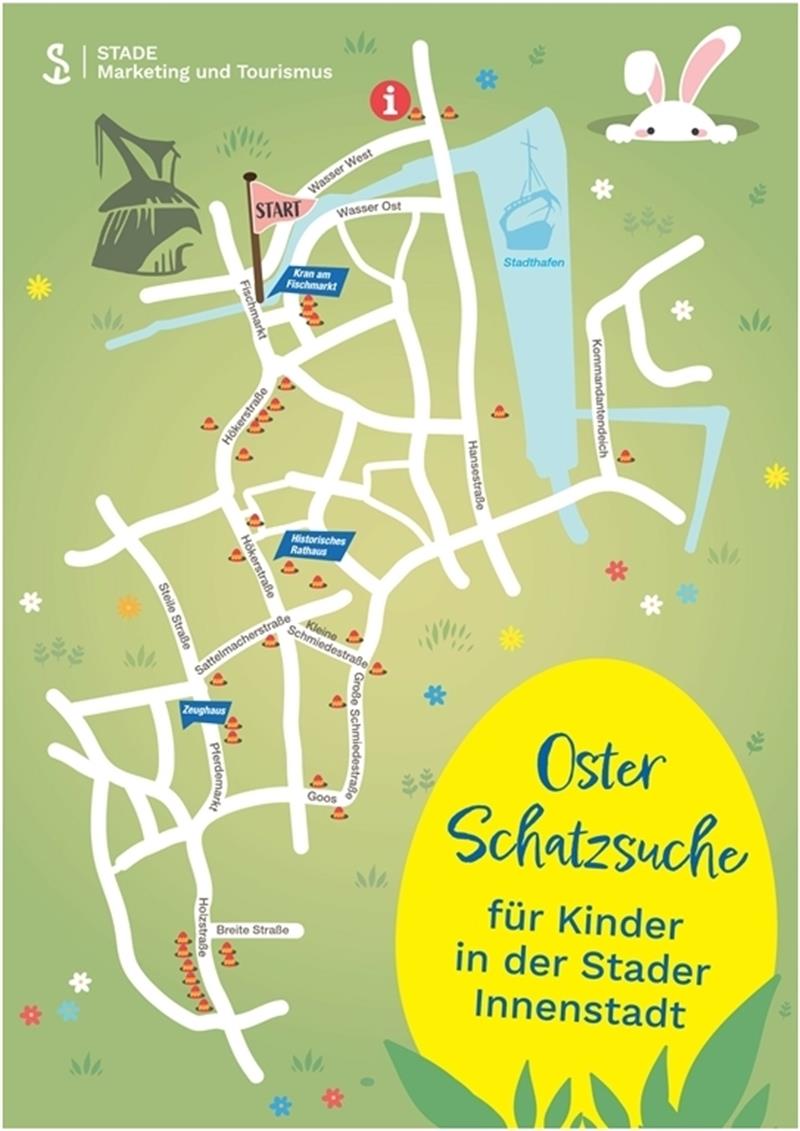 Diese Schatzkarte hilft allen Spürnasen bei der Suche. Karte: SMTG